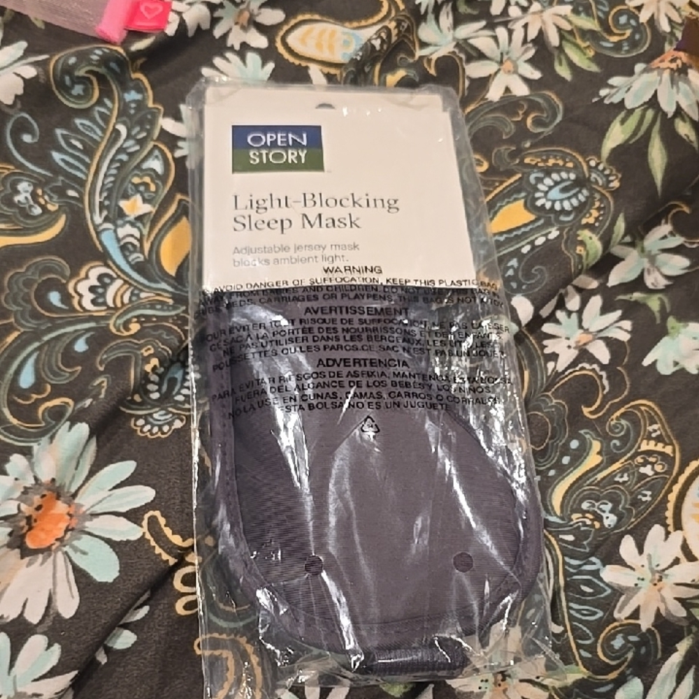 ❤️10/$16 New Open Story Black Light-Blocking Sleep Mask